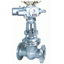 Motorized cast steel pn16 long rising stem flanged gate valve